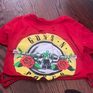 GUNS N ROSES CROP TOP